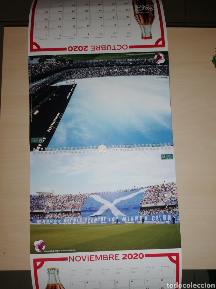 Coleccionismo deportivo: Almanaque 2020 coca cola CD TENERIFE - Foto 7