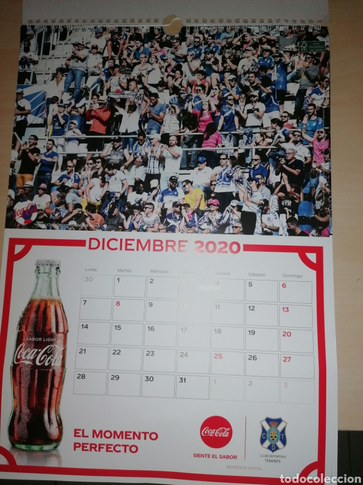 Coleccionismo deportivo: Almanaque 2020 coca cola CD TENERIFE - Foto 8