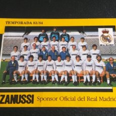 Coleccionismo deportivo: CALENDARIO REAL MADRID ZANUSSI 83/84. Lote 251164780