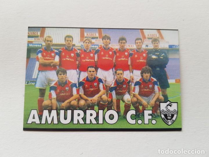 Coleccionismo deportivo: Calendario alineaci&oacute;n Amurrio CF - 2000 - Foto 1