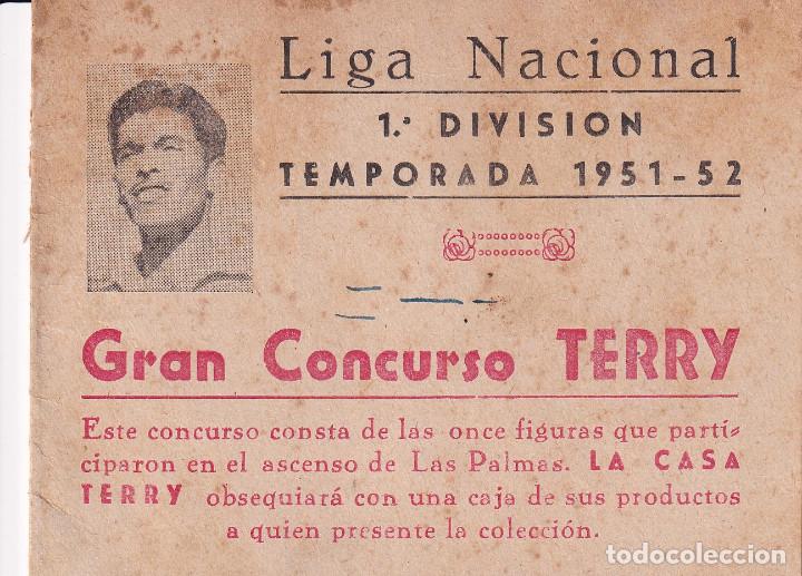 Coleccionismo deportivo: GRAN CONCURSO TERRY LIGA 1951 - Foto 1