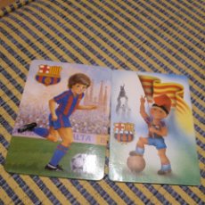 Coleccionismo deportivo: CALENDARIOS DE BOLSILLO DEL FC BARCELONA DE 1993 Y 1990. Lote 274284263
