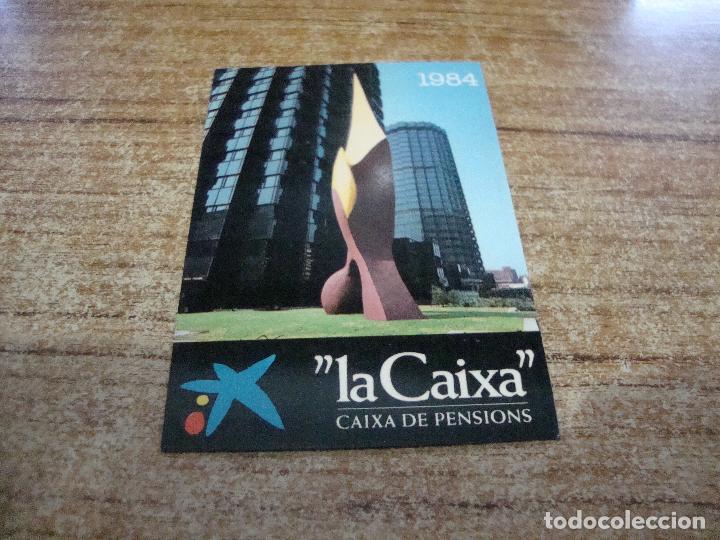 Coleccionismo deportivo: CALENDARIO DE BOLSILLO TEMA CAJAS BANCOS LA CAIXA 1984 - Foto 1