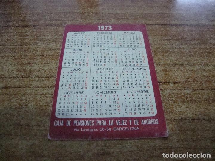Coleccionismo deportivo: CALENDARIO DE BOLSILLO TEMA CAJAS BANCOS LA CAIXA 1973 - Foto 2