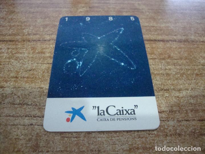 Coleccionismo deportivo: CALENDARIO DE BOLSILLO TEMA CAJAS BANCOS LA CAIXA CATALAN 1985 - Foto 1