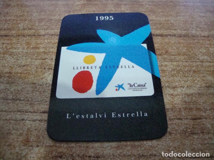 Coleccionismo deportivo: CALENDARIO DE BOLSILLO TEMA CAJAS BANCOS LA CAIXA CATALAN 1995 - Foto 1