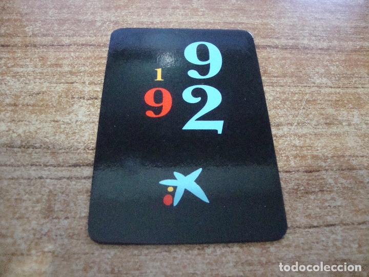 Coleccionismo deportivo: CALENDARIO DE BOLSILLO TEMA CAJAS BANCOS LA CAIXA CATALAN 1992 - Foto 1
