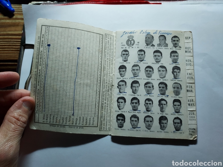 Coleccionismo deportivo: CALENDARIO DINAMICO 1968-1969 - Foto 3