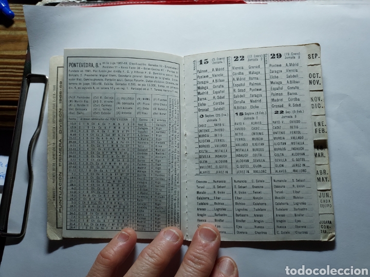 Coleccionismo deportivo: CALENDARIO DINAMICO 1968-1969 - Foto 4
