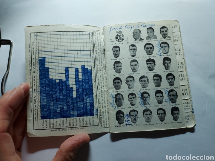 Coleccionismo deportivo: CALENDARIO DINAMICO 1969-1970 - Foto 2