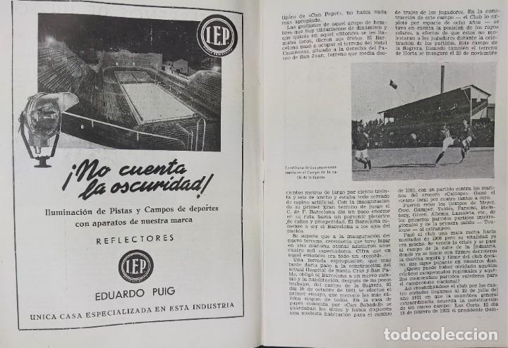 Coleccionismo deportivo: PROGRAMA OFICIAL NUEVO CAMPO DEL C.F BARCELONA 1954 - Foto 4