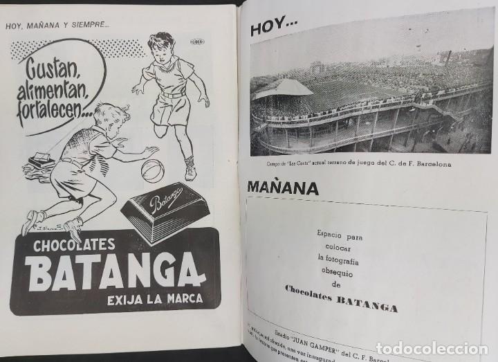 Coleccionismo deportivo: PROGRAMA OFICIAL NUEVO CAMPO DEL C.F BARCELONA 1954 - Foto 9