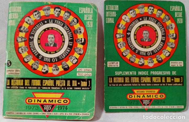 Coleccionismo deportivo: ANUARIO DINAMICO 1973 , 1974. - Foto 1