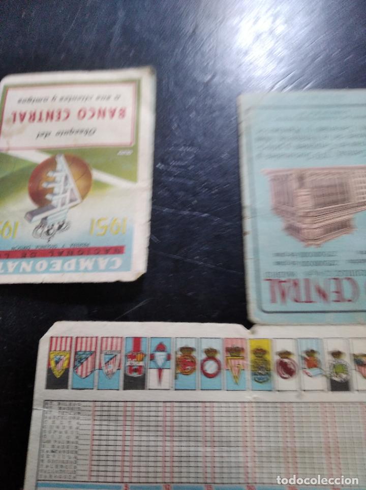 Coleccionismo deportivo: PROGRAMA DEL CAMPEONATO DE LIGA 1951-1952 OBSEQUIO DEL BANCO CENTRAL - Foto 5