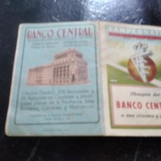Coleccionismo deportivo: PROGRAMA DEL CAMPEONATO DE LIGA 1951-1952 OBSEQUIO DEL BANCO CENTRAL