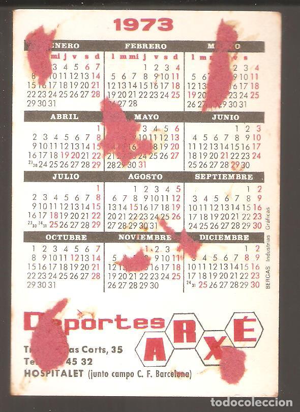Coleccionismo deportivo: 1 calendario del espa&ntilde;ol a&ntilde;o 1973 - Foto 2