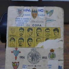 Coleccionismo deportivo: ANUARIO CALENDARIO DE FUTBOL DINAMICO AÑOS 1954-1955