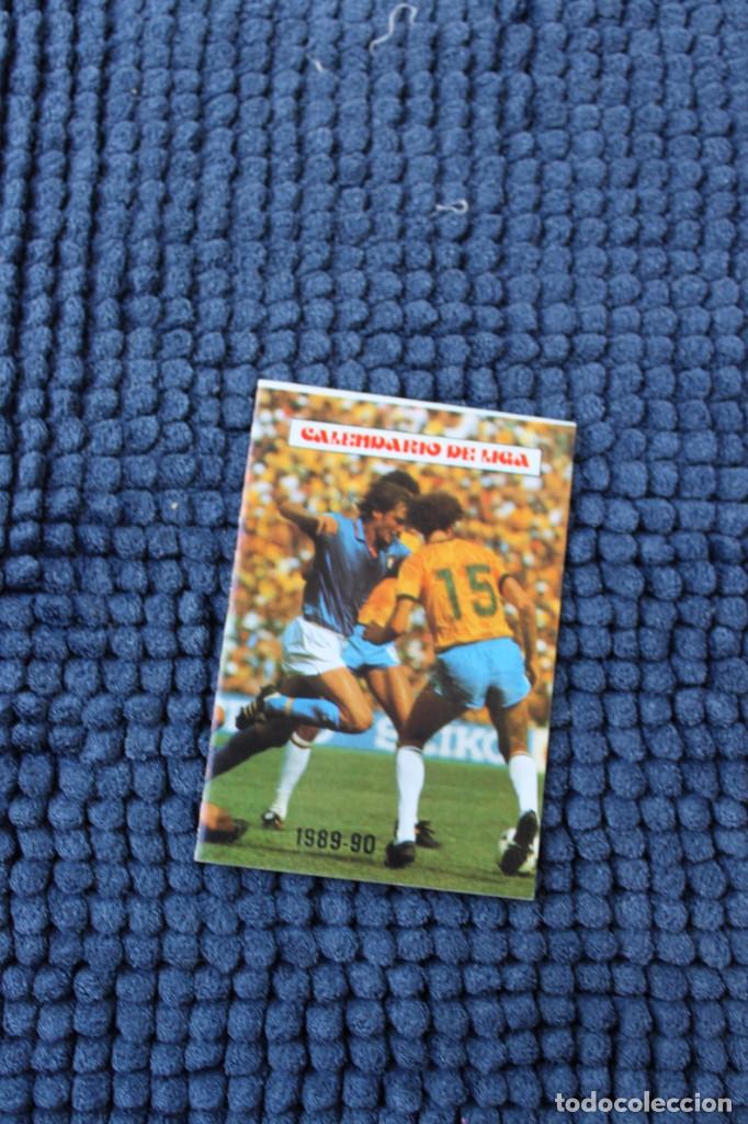 Coleccionismo deportivo: CALENDARIO DE LIGA 1989-90 - Foto 1