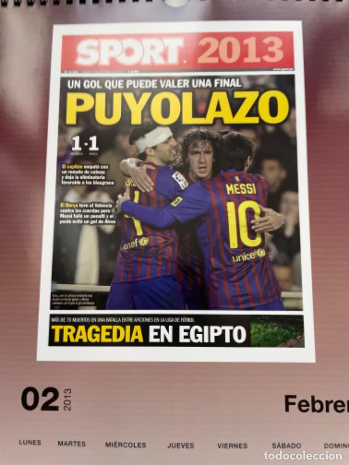 Coleccionismo deportivo: Antiguo calendario del Bar&ccedil;a 2013 - Foto 2