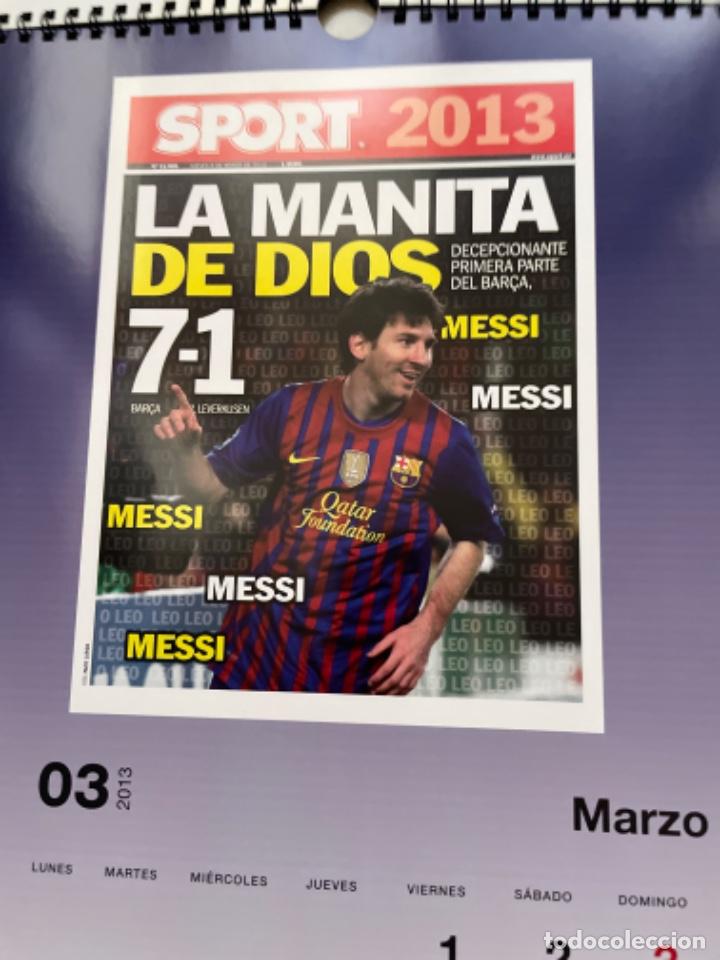 Coleccionismo deportivo: Antiguo calendario del Bar&ccedil;a 2013 - Foto 3