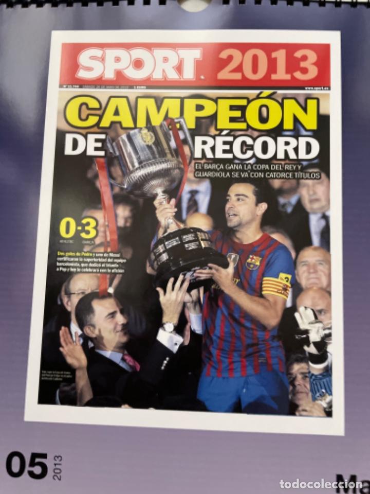 Coleccionismo deportivo: Antiguo calendario del Bar&ccedil;a 2013 - Foto 5
