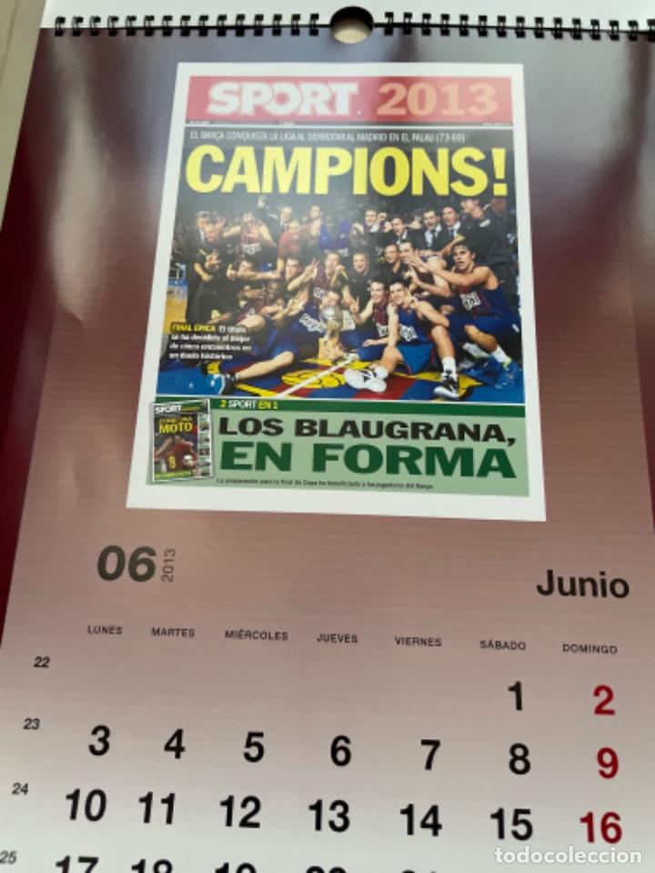 Coleccionismo deportivo: Antiguo calendario del Bar&ccedil;a 2013 - Foto 6
