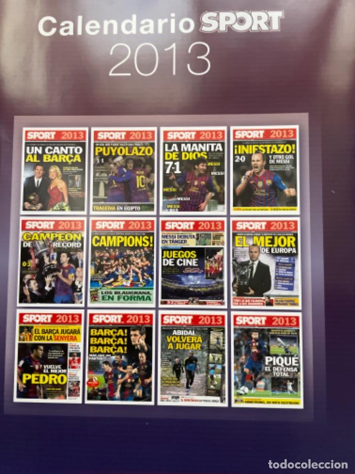 Coleccionismo deportivo: Antiguo calendario del Bar&ccedil;a 2013 - Foto 9