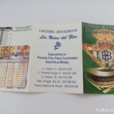 Coleccionismo deportivo: CALENDARIO NACIONAL DE LIGA 2001-2002 REAL BETIS BALOMPIE. Lote 349299939