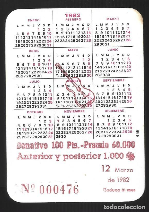 Coleccionismo deportivo: 1 CALENDARIO Atletic de Bilbao 1982 - Foto 2
