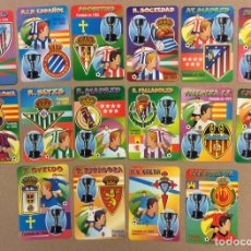 Coleccionismo deportivo: LOTE DE 16 CALENDARIOS DEL AÑO 2000, EQUIPOS DE FÚTBOL LIGA ESPAÑOLA, CON SU AÑO DE FUNDACIÓN