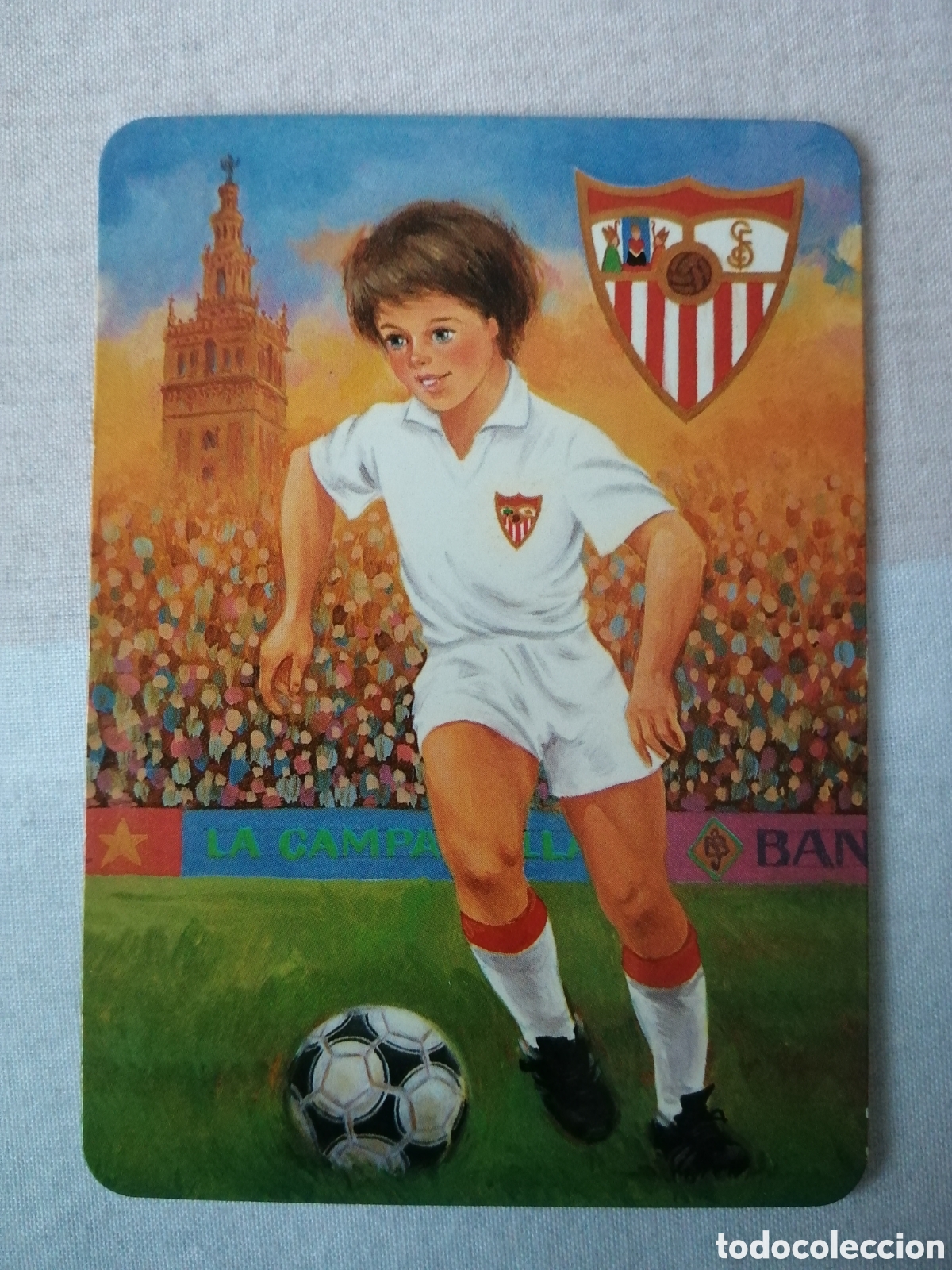 Coleccionismo deportivo: Calendario de bolsillo Sevilla F. C. - Foto 1