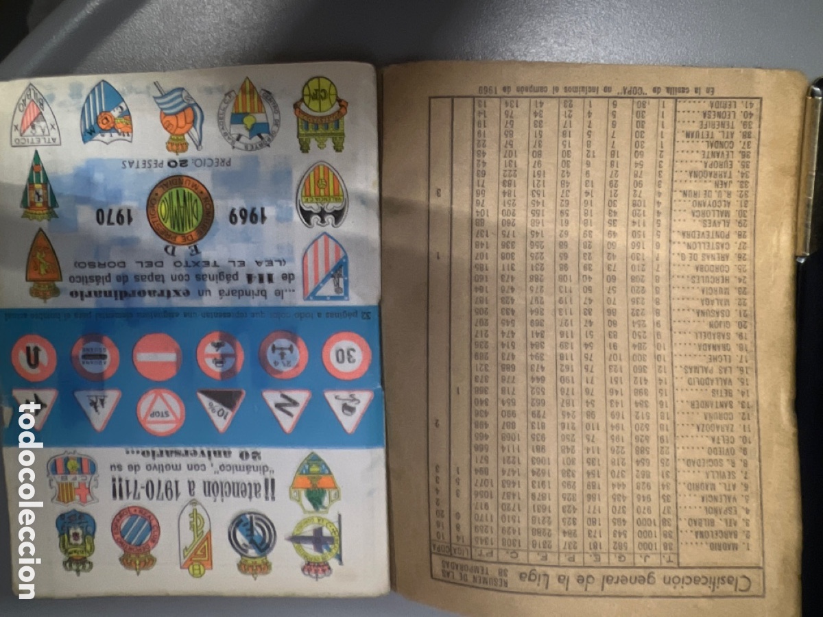 Coleccionismo deportivo: T1/E4/83. ANUARIO DIN&Aacute;MICO 1969 70 - Foto 2