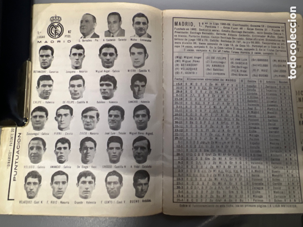Coleccionismo deportivo: T1/E4/83. ANUARIO DIN&Aacute;MICO 1969 70 - Foto 4