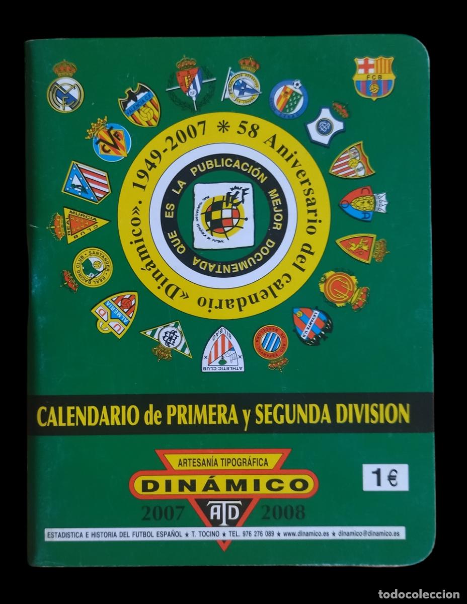 dinámico 2007- 2008. calendario de primera y se - Compra venta en  todocoleccion