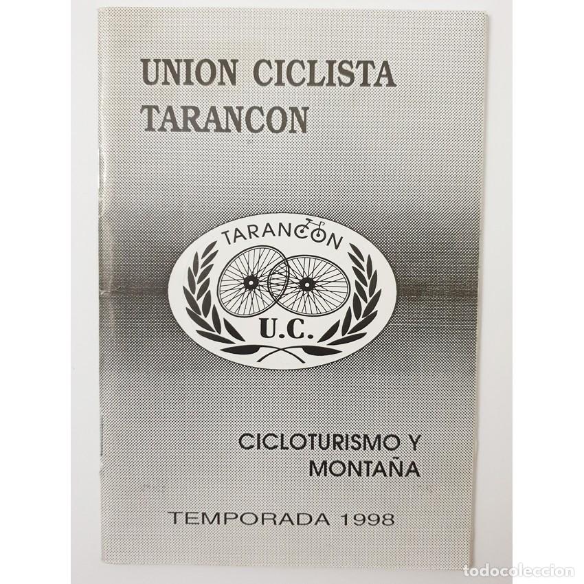 Coleccionismo deportivo: UNION CICLISTA TARANCON CALENDARIO SALIDAS 1998 - Foto 1