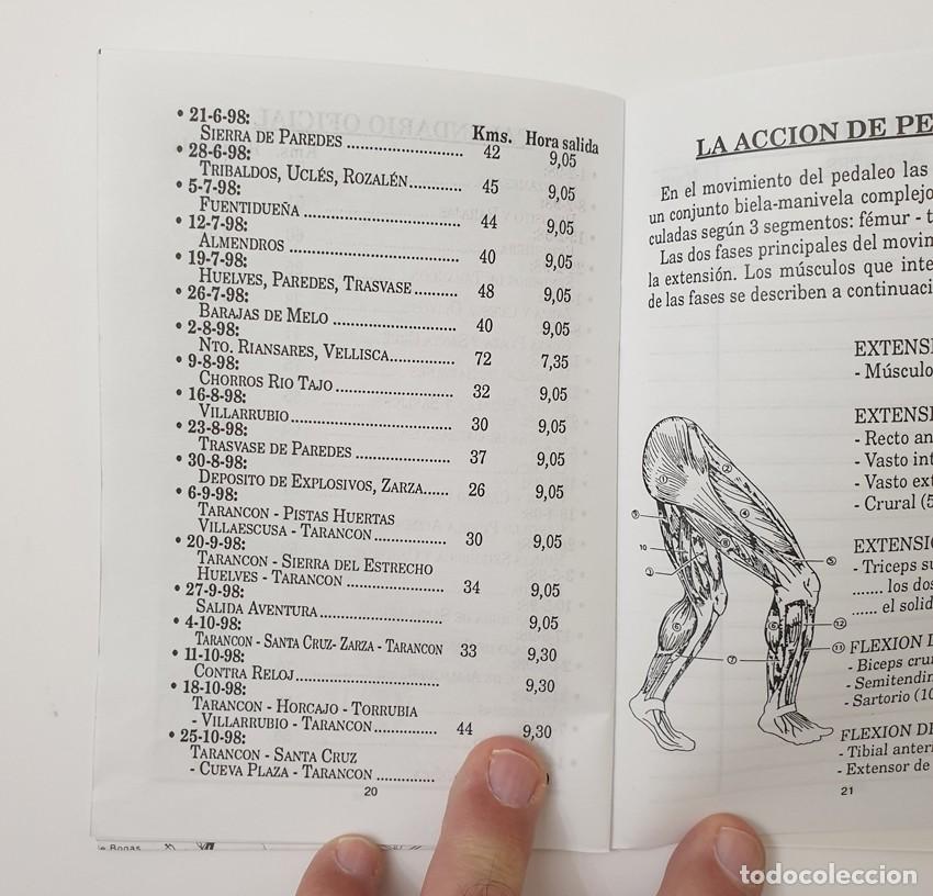 Coleccionismo deportivo: UNION CICLISTA TARANCON CALENDARIO SALIDAS 1998 - Foto 8