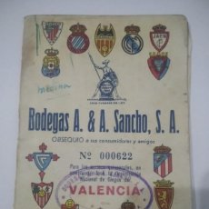 Coleccionismo deportivo: GUÍA/CALENDARIO/ANUARIO DEPORTIVO 1957-58