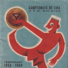 Coleccionismo deportivo: CAMPEONATO DE LIGA 1ª Y 2ª DIVISIÓN - TEMPORADA 1959-1960 / OBSEQUIO DE MARTINI & ROSSI, S.A.