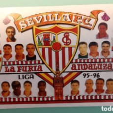 Coleccionismo deportivo: CALENDARIO DEPORTIVO SEVILLA F.C. AÑO 95-96. R2492