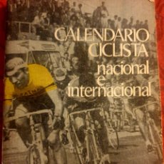 Coleccionismo deportivo: CALENDARIO CICLISTA, NACIONAL E INTERNACIONAL, AÑO 1970
