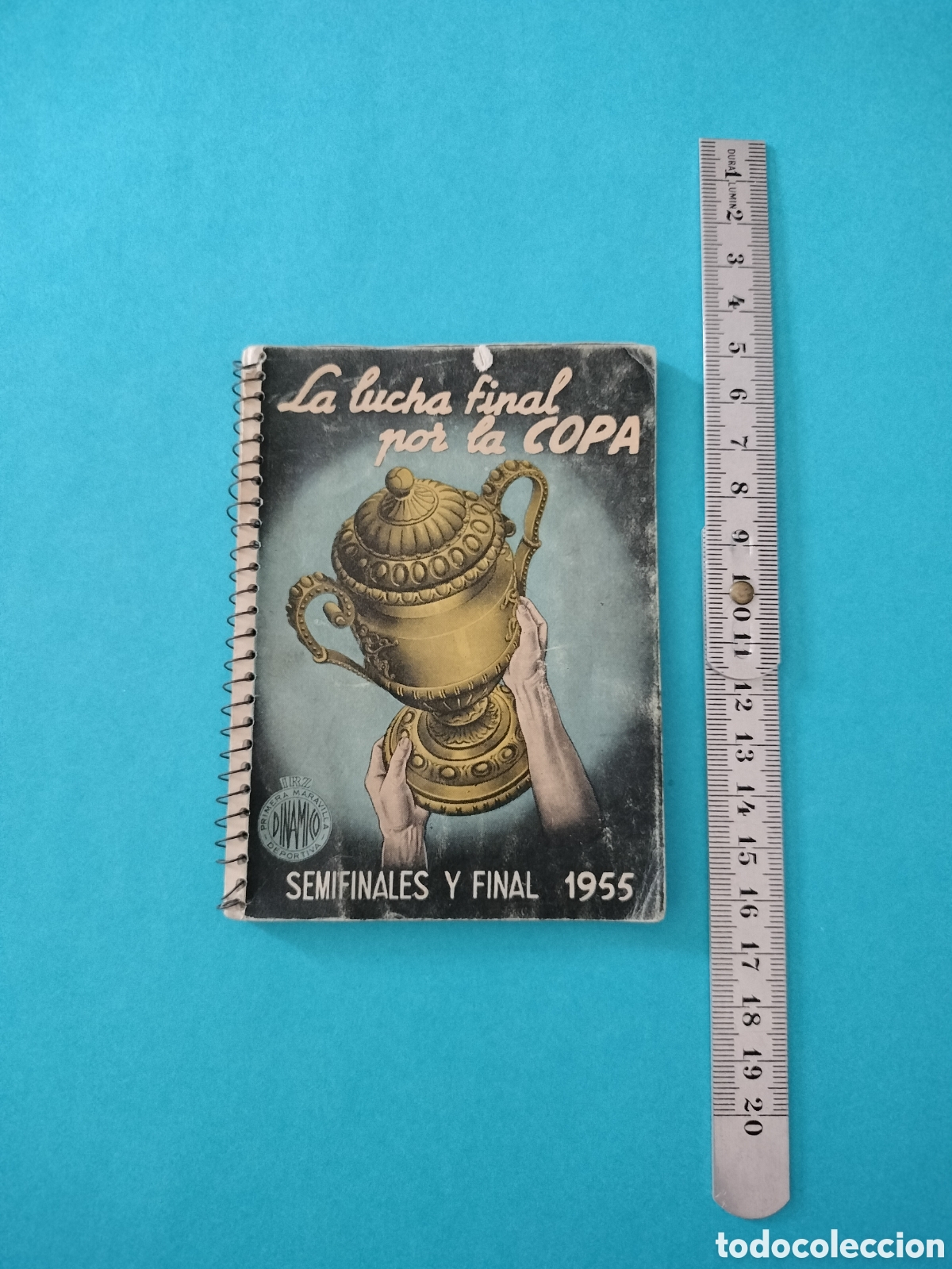 Coleccionismo deportivo: MINI REVISTA LA LUCHA FINAL DE LA COPA A&Ntilde;O 1955 - Foto 1