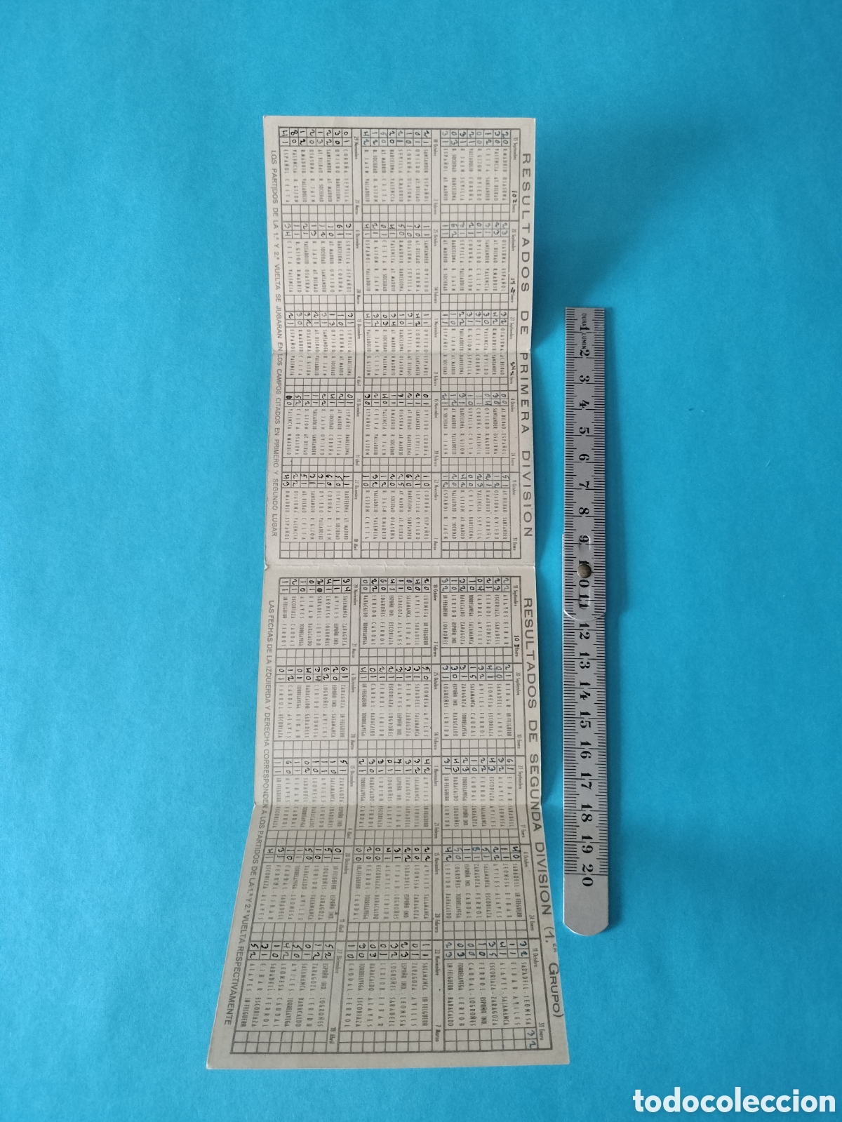 Coleccionismo deportivo: CALENDARIO DE LA LIGA 1953-54 - Foto 2