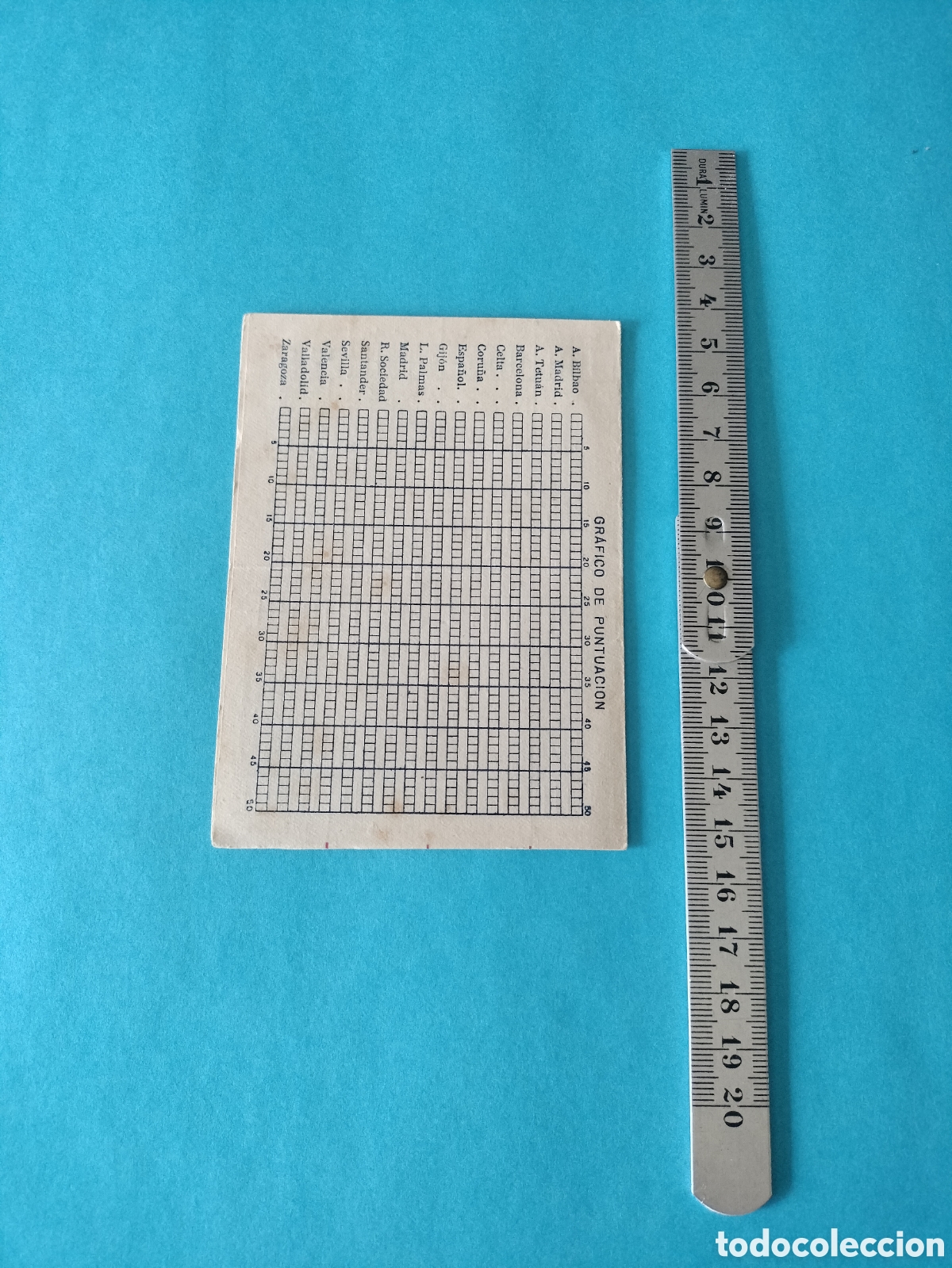 Coleccionismo deportivo: CALENDARIO DE LA LIGA 1951-52 - Foto 2