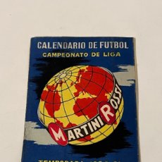 Coleccionismo deportivo: CALENDARIO DE FÚTBOL MARTINI ROSSI 1950-51 CAMPEONATO DE LIGA