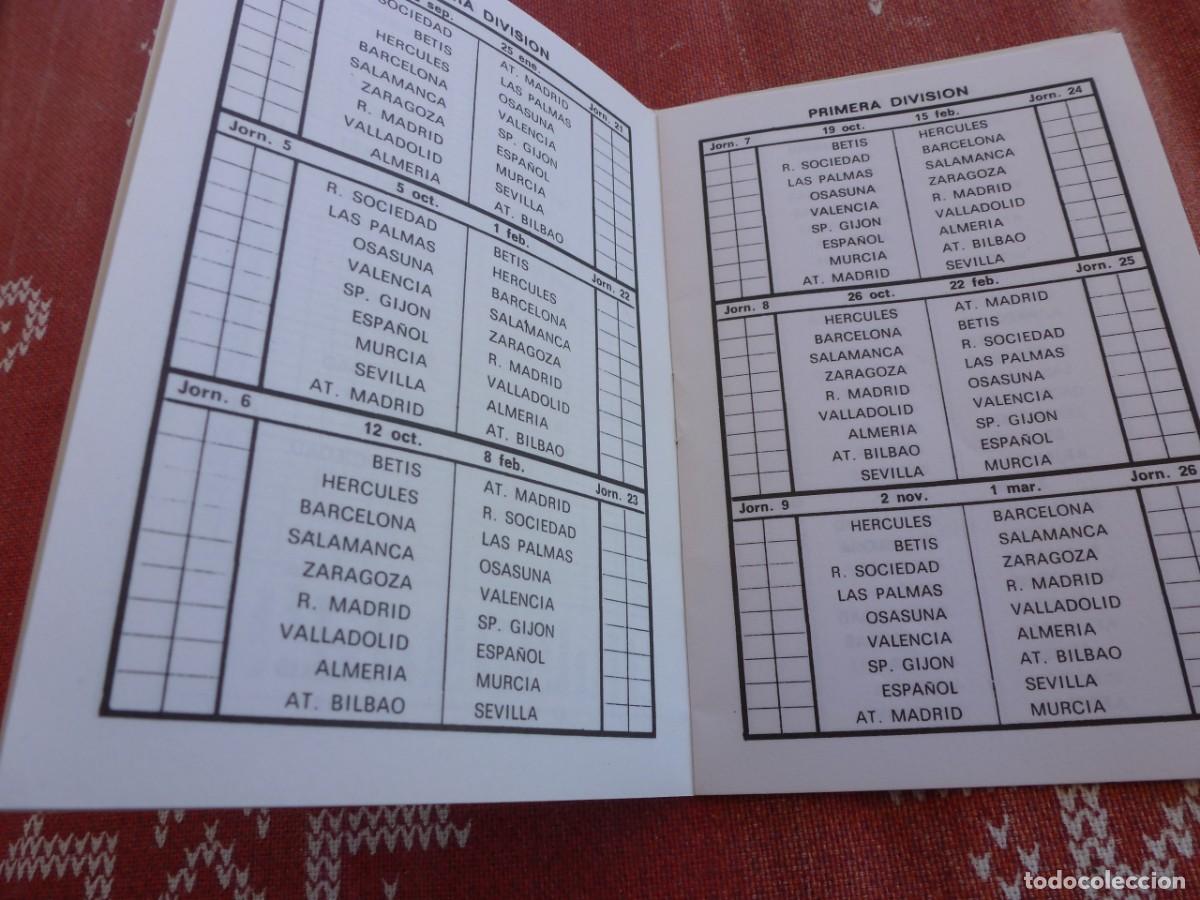 Coleccionismo deportivo: (LLL)CALENDARIO TEMP 80-81 1&ordf; Y 2&ordf; DIV. - Foto 3