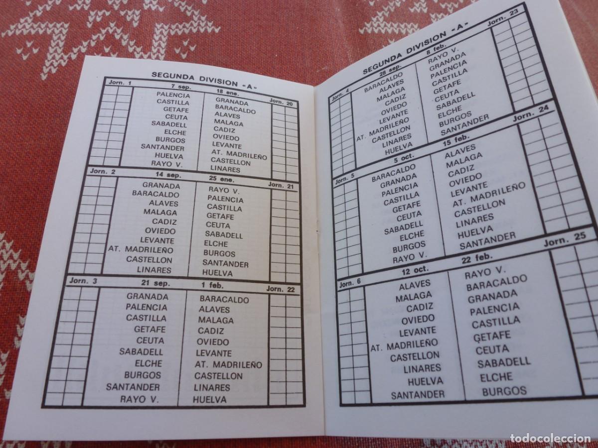 Coleccionismo deportivo: (LLL)CALENDARIO TEMP 80-81 1&ordf; Y 2&ordf; DIV. - Foto 5