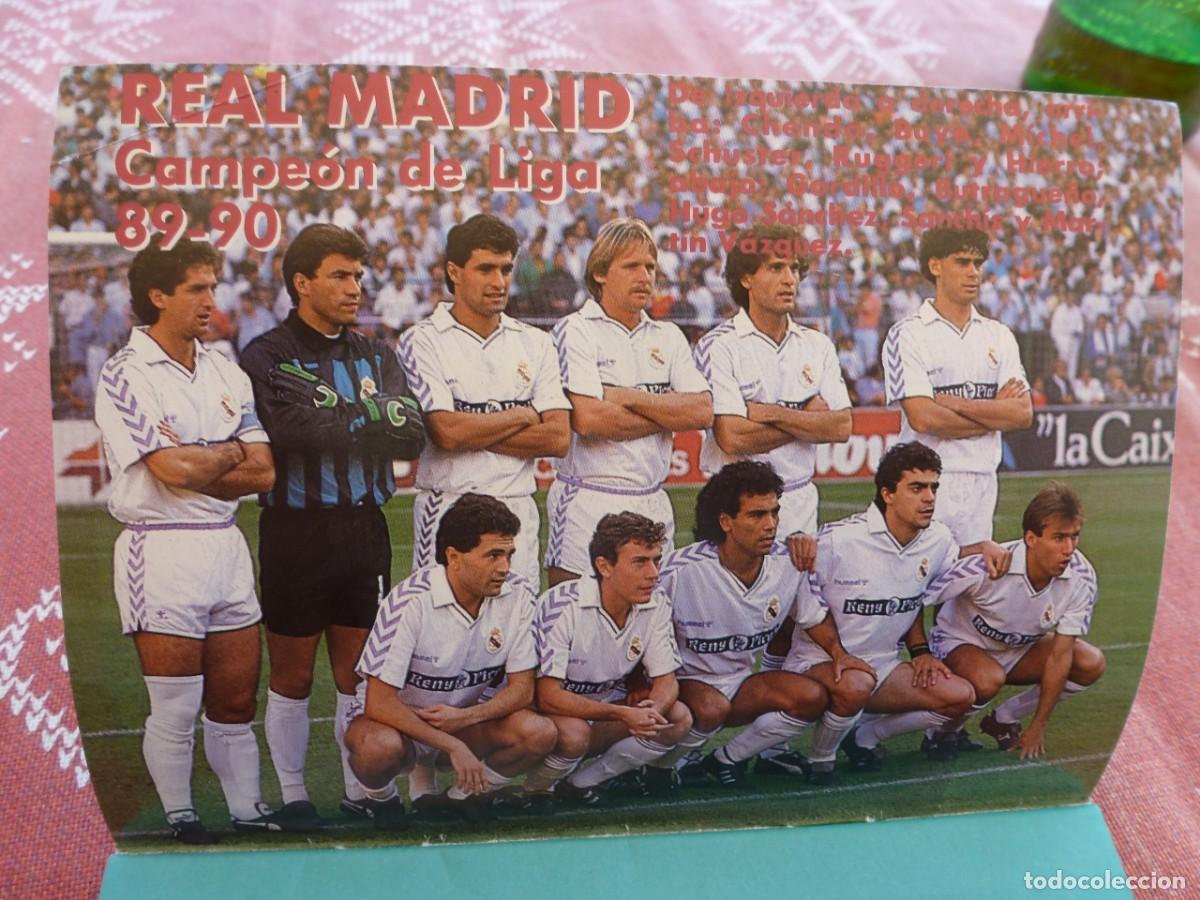 Coleccionismo deportivo: (LLL)CALENDARIO DON BALON TEMP 90-91. - Foto 2