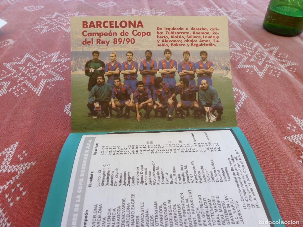 Coleccionismo deportivo: (LLL)CALENDARIO DON BALON TEMP 90-91. - Foto 5
