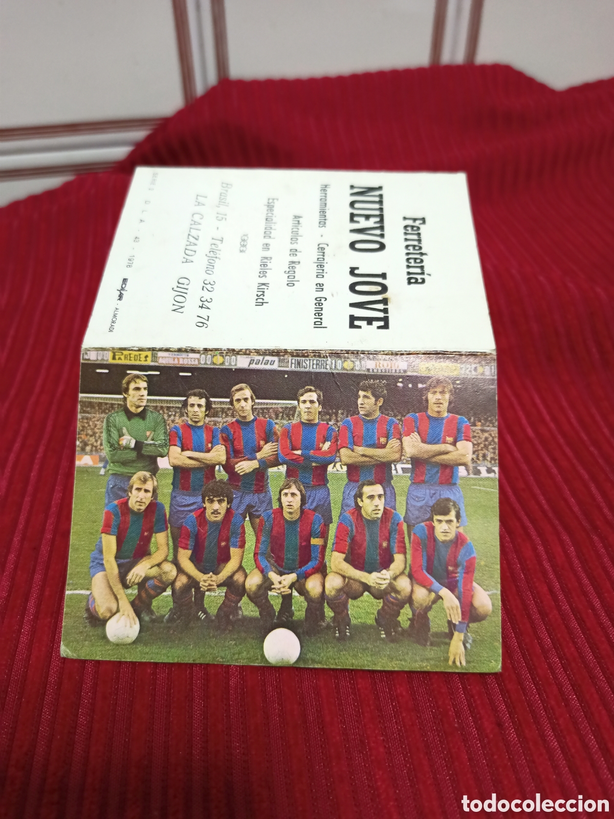 Coleccionismo deportivo: Calendario de futbol 1978 - 79 - Foto 1