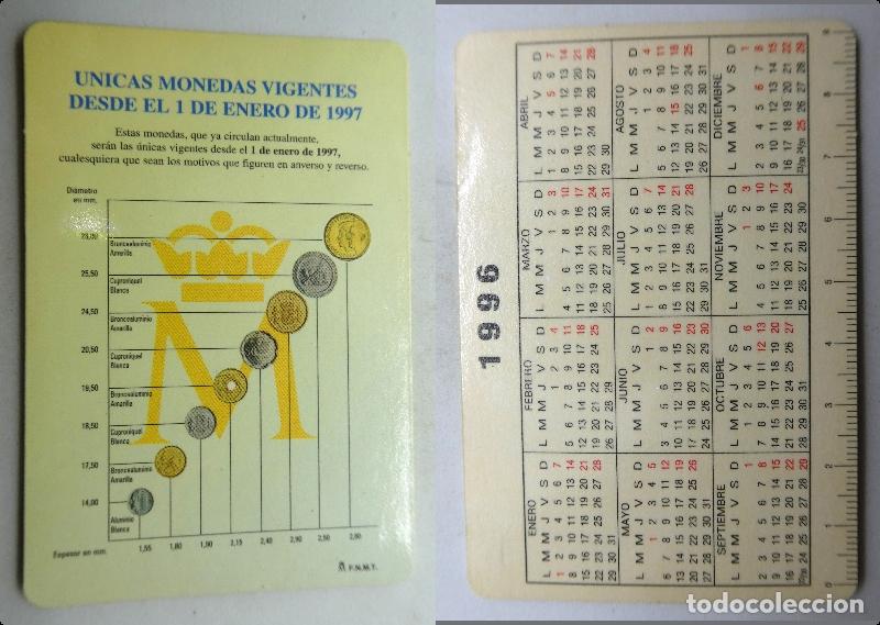 Coleccionismo deportivo: CALENDARIO 1996 PRIMERAS MONEDAS DE EURO - Foto 1
